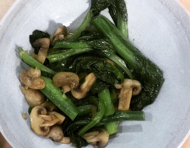 清炒菜心香菇