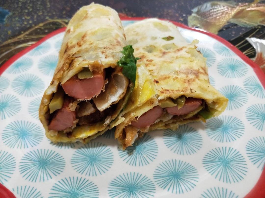 家庭版最好吃的杂粮煎饼！