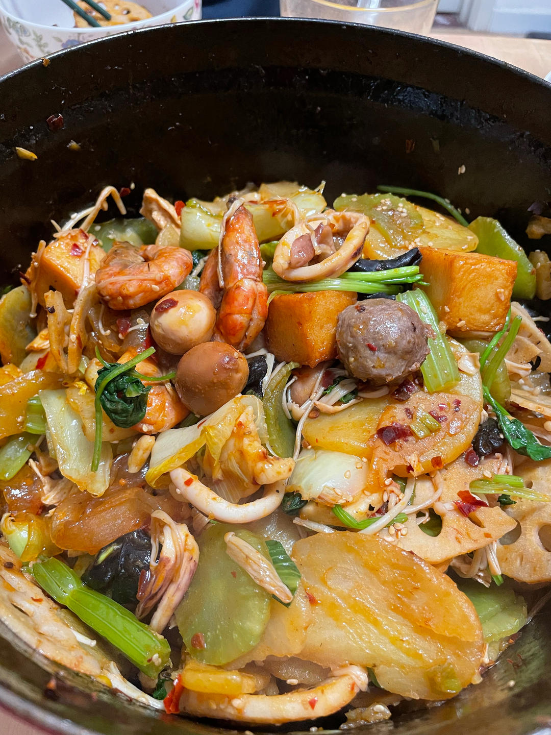 家庭聚会被赞爆的～麻辣香锅 今天这道菜太给撑场面了