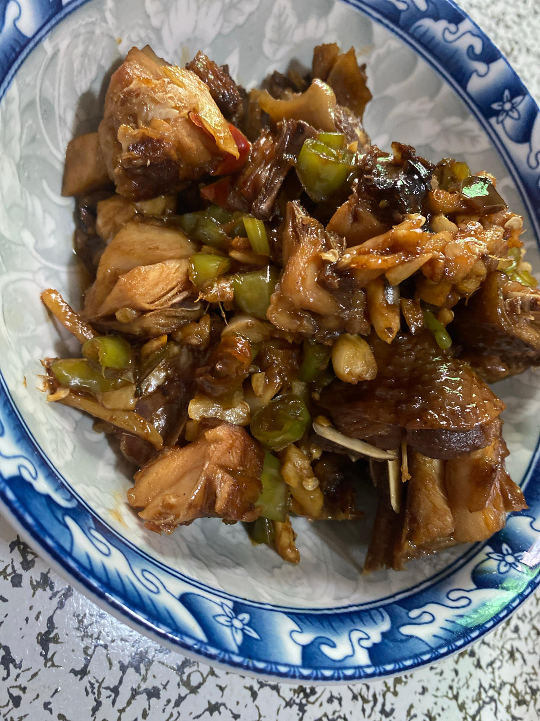 青椒炒腊鸡