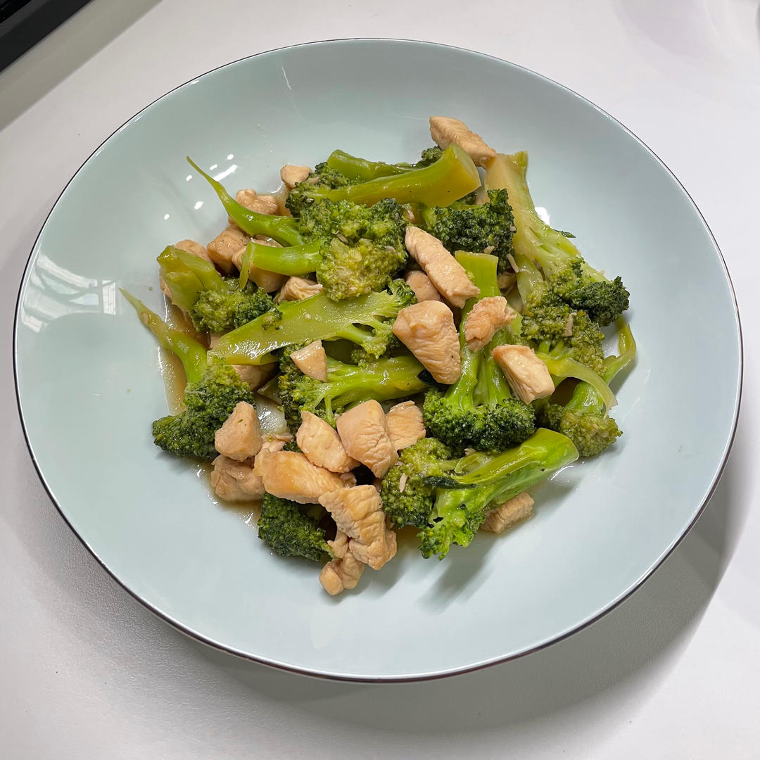 西蓝花炒鸡胸肉