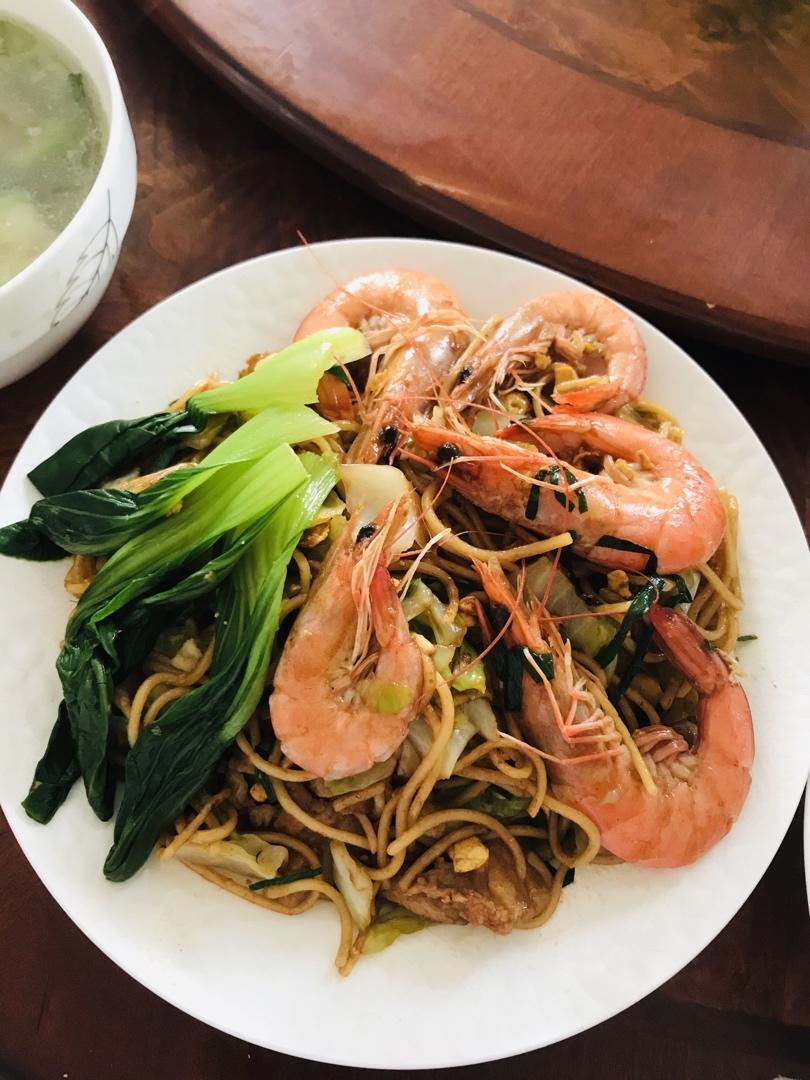 海鲜炒面