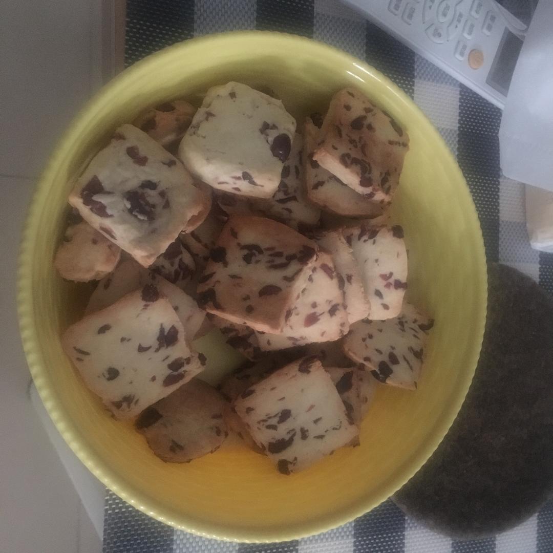 低糖少油版蔓越莓饼干