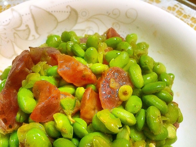 毛豆肉丝