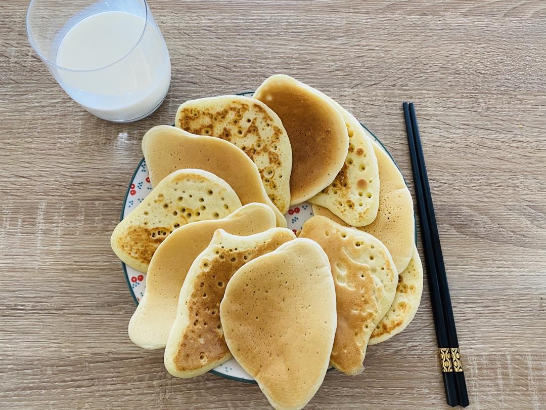玉米面松饼，早起5分钟搞定，又软又健康