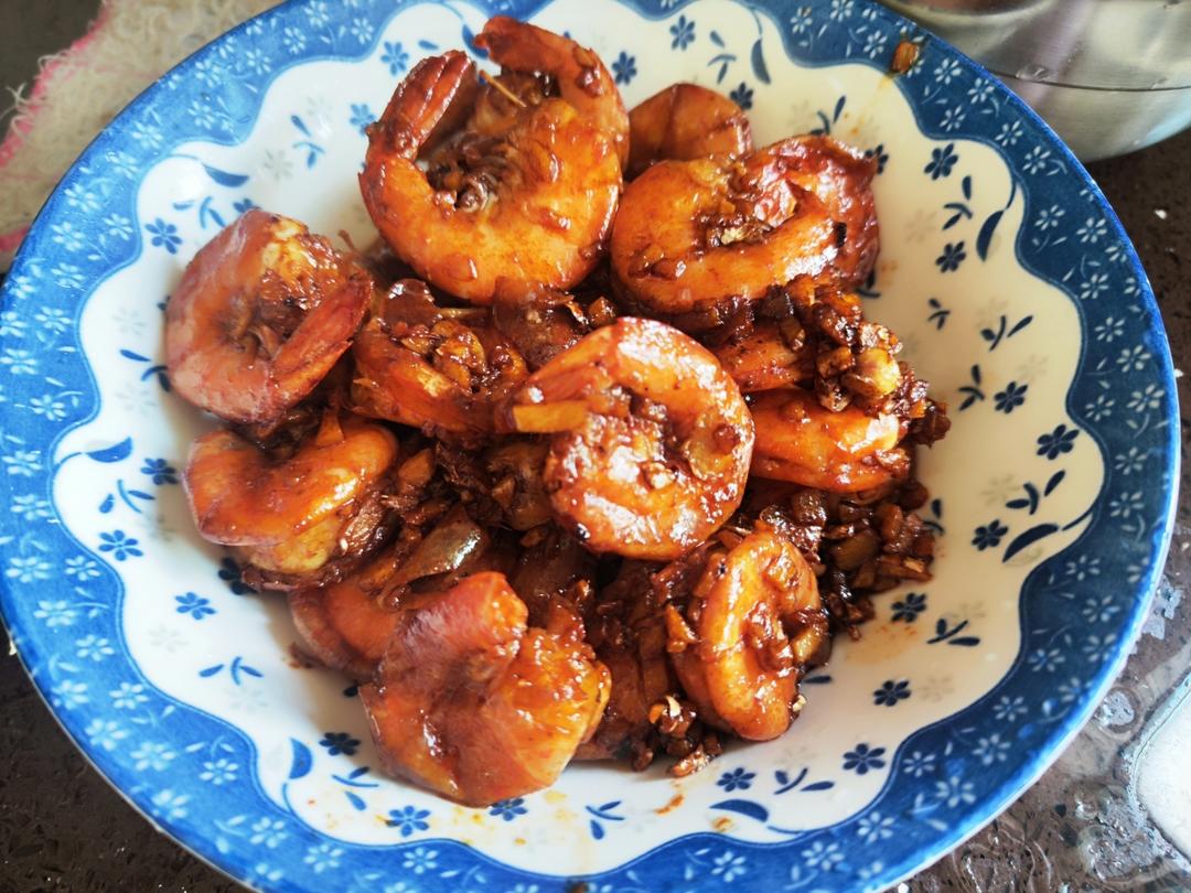 家庭版油焖大虾