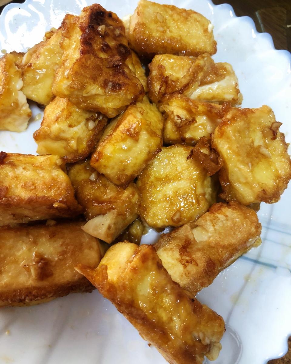 无敌好吃的香煎豆腐