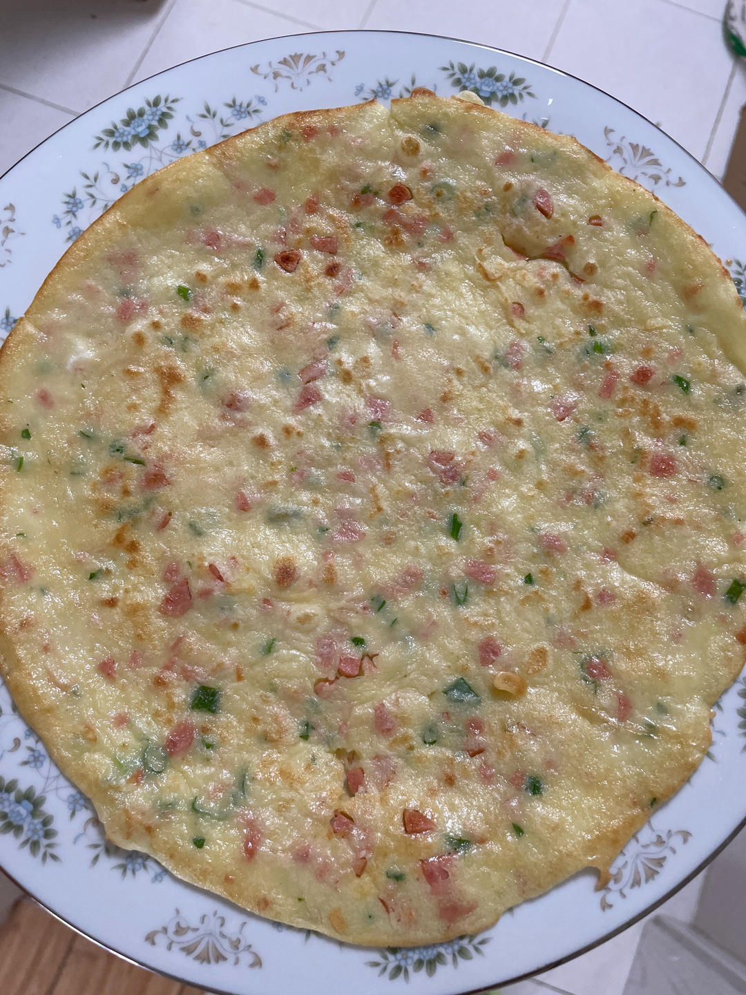 软软咸香鸡蛋饼（超详细）