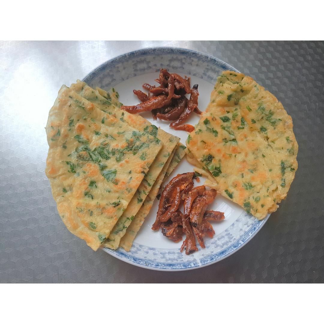 香菜煎饼