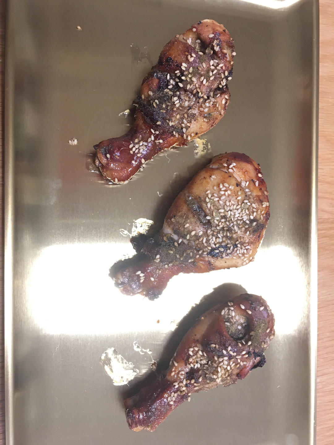 空气炸锅炸鸡腿，好吃到同事都来要教程