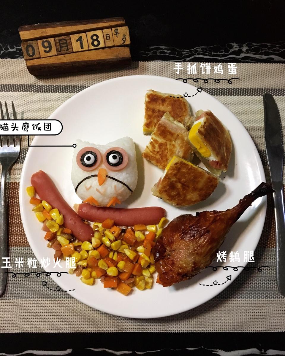 猫头鹰饭团