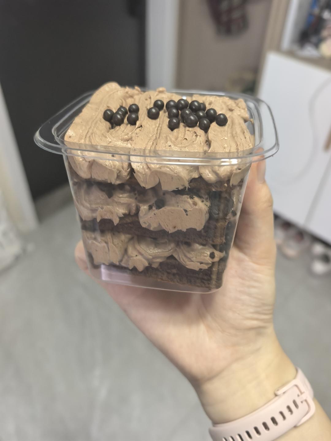 甘纳许巧克力蛋糕卷