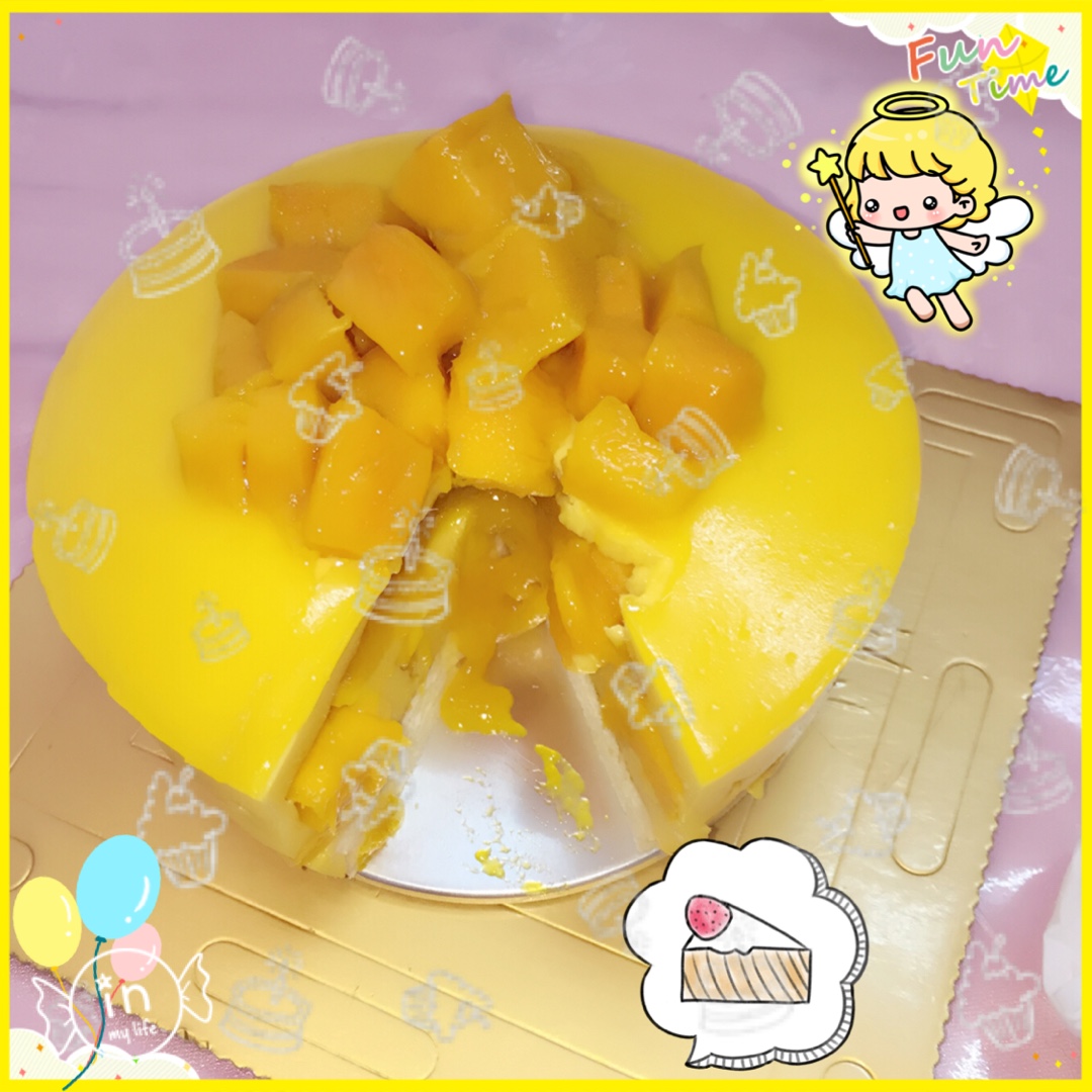 《Tinrry下午茶》教你做芒果流心慕斯（6寸配方）