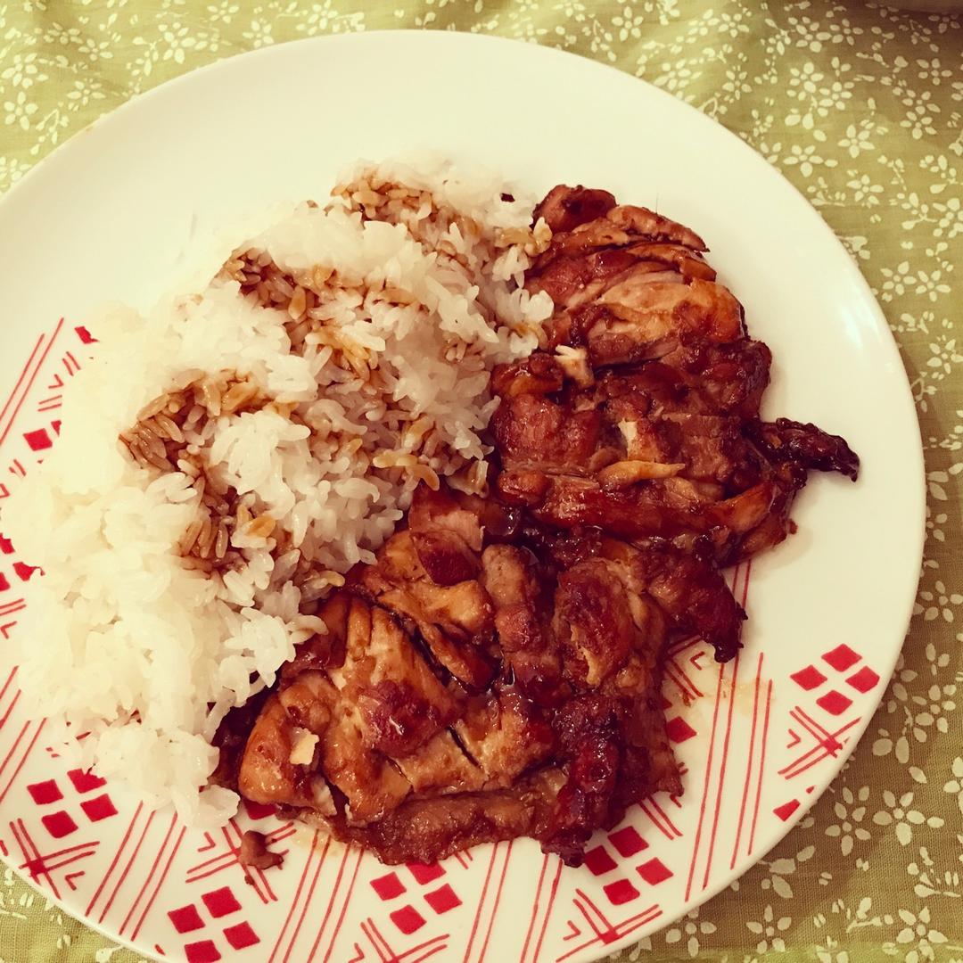 照烧鸡腿饭