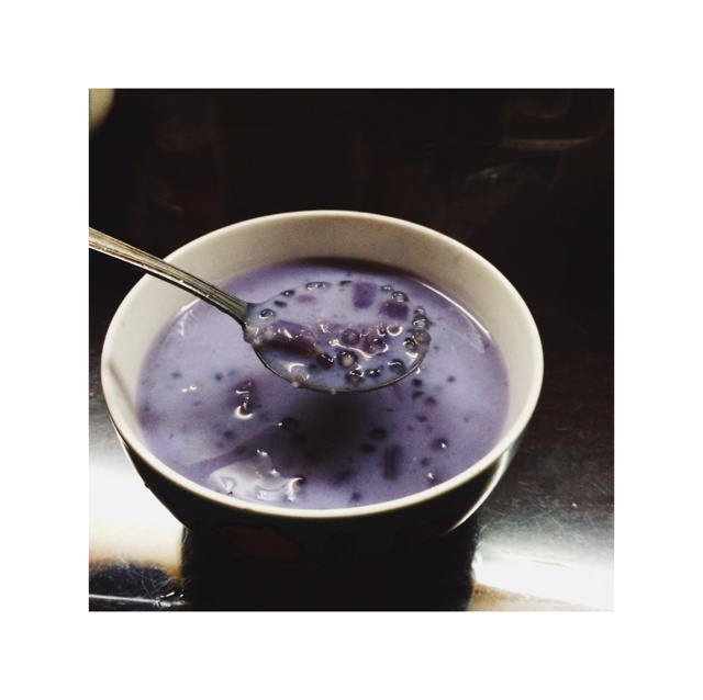 紫薯椰汁西米露