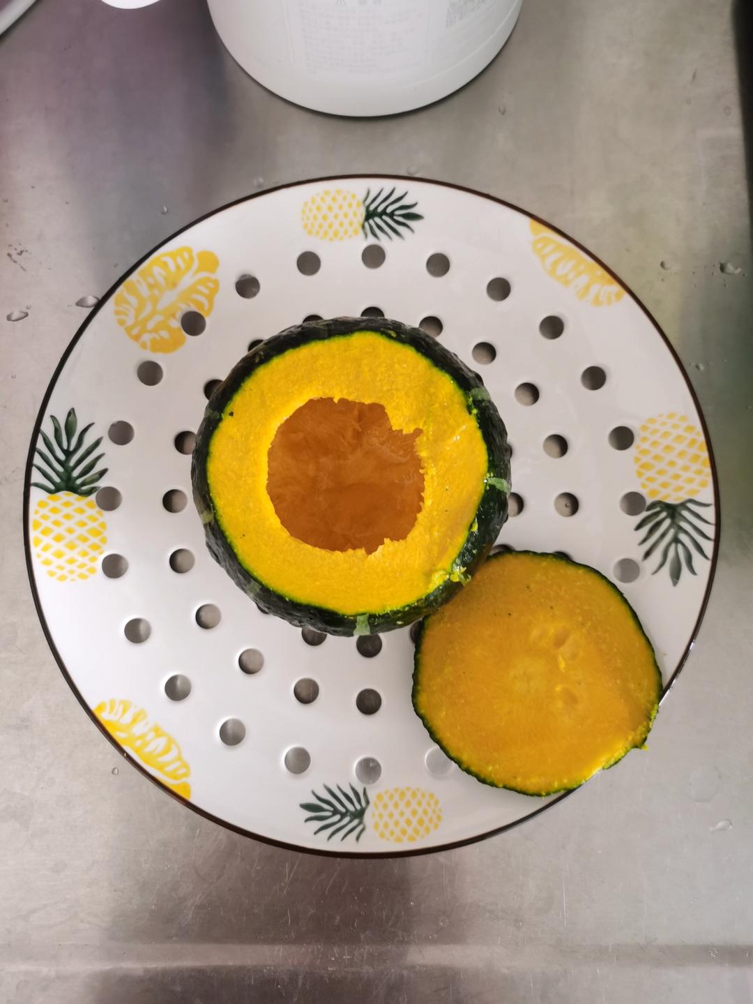 贝贝南瓜蒸蛋（懒人0失败）