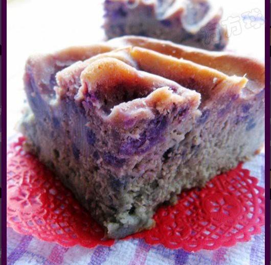 紫薯蛋糕的做法