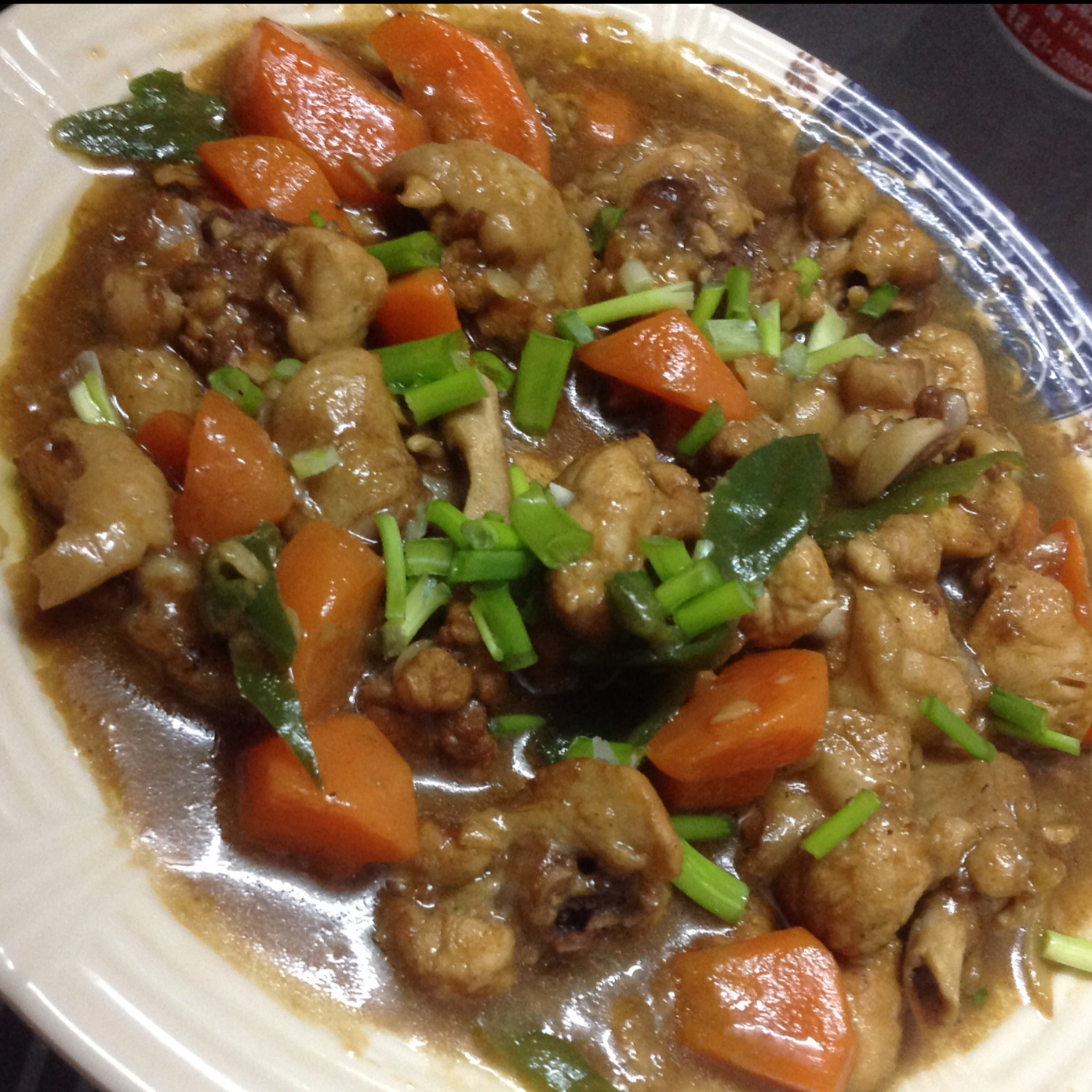 青椒鸡肉胡萝卜