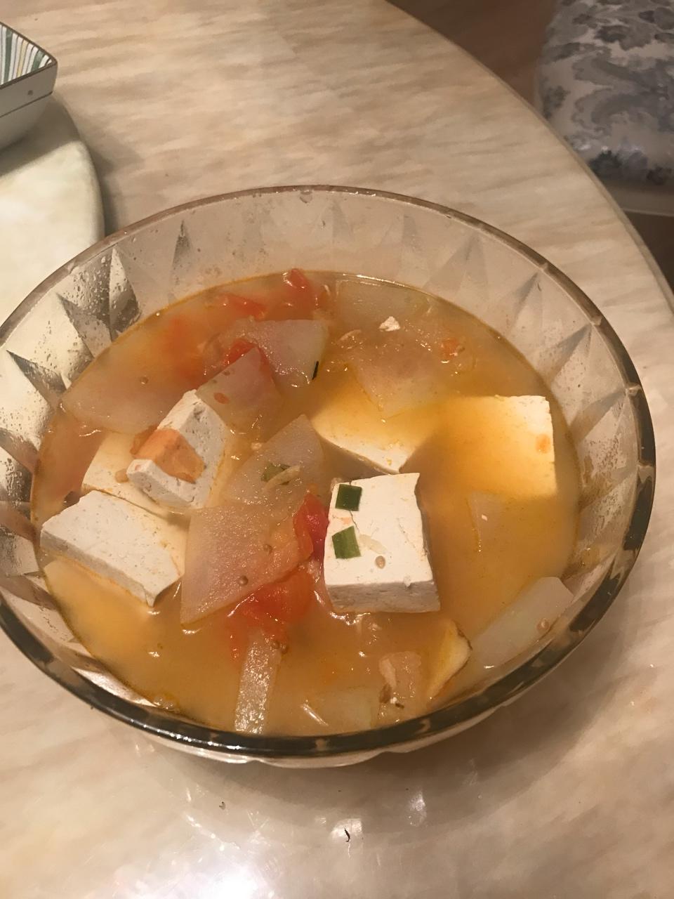 冬瓜番茄豆腐汤