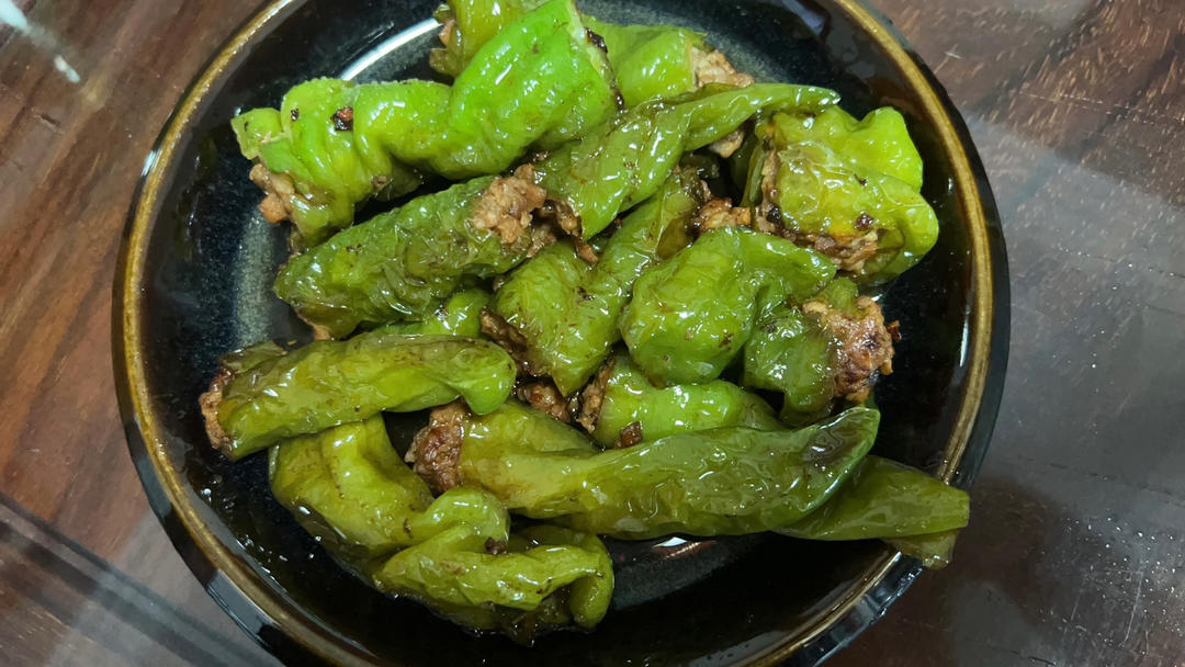 虎皮青椒/青椒塞肉