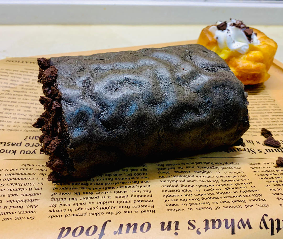 黑虎皮蛋糕卷，奥巧口味！幸亏我妈不知道用她30几个蛋（笑
