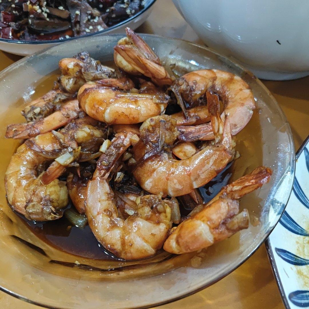 家庭版油焖大虾