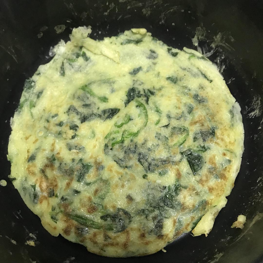 菠菜鸡蛋饼儿