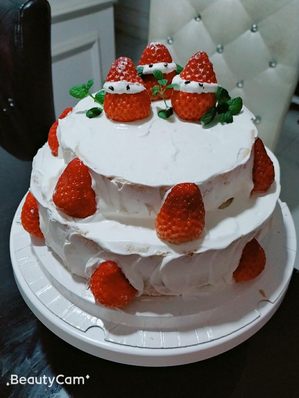 圣诞呆萌裸蛋糕