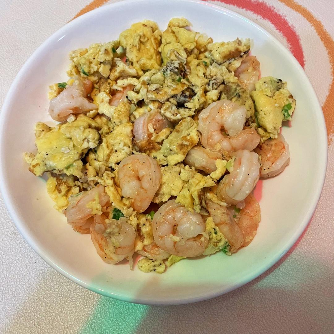虾仁滑炒鸡蛋