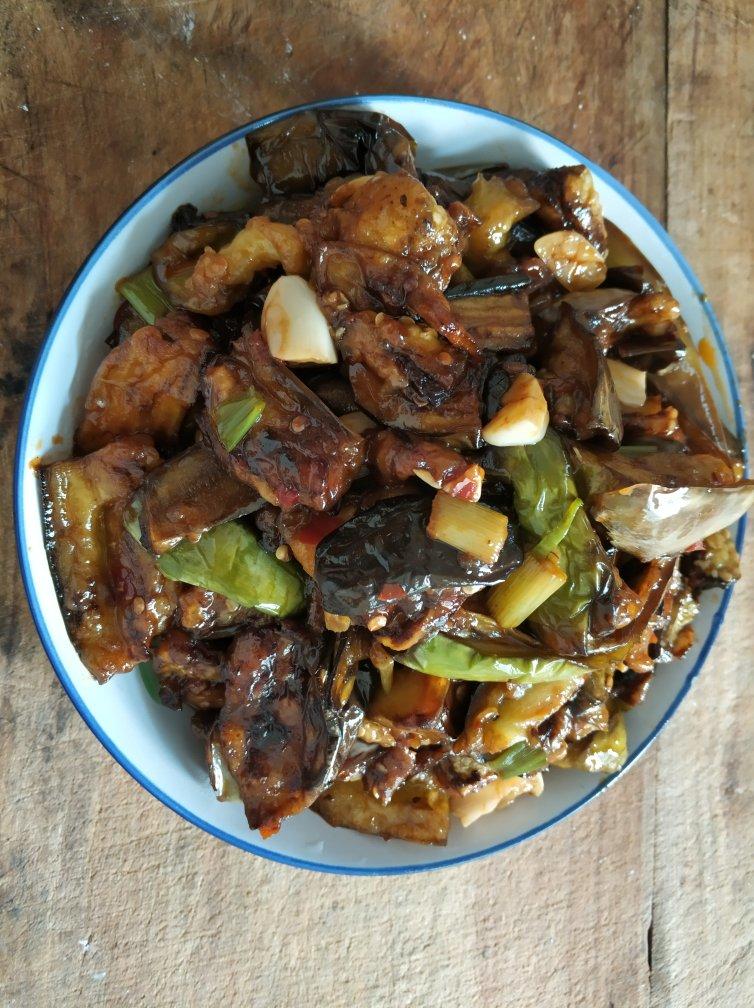 鱼香茄子(少油版)