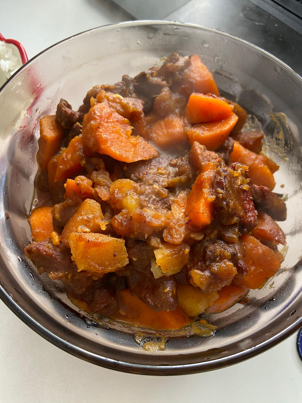 红烧肉炖土豆（丝毫不腻）