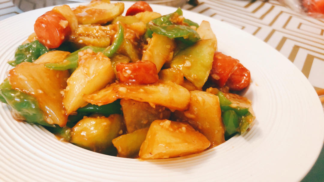 超级下饭的地三鲜