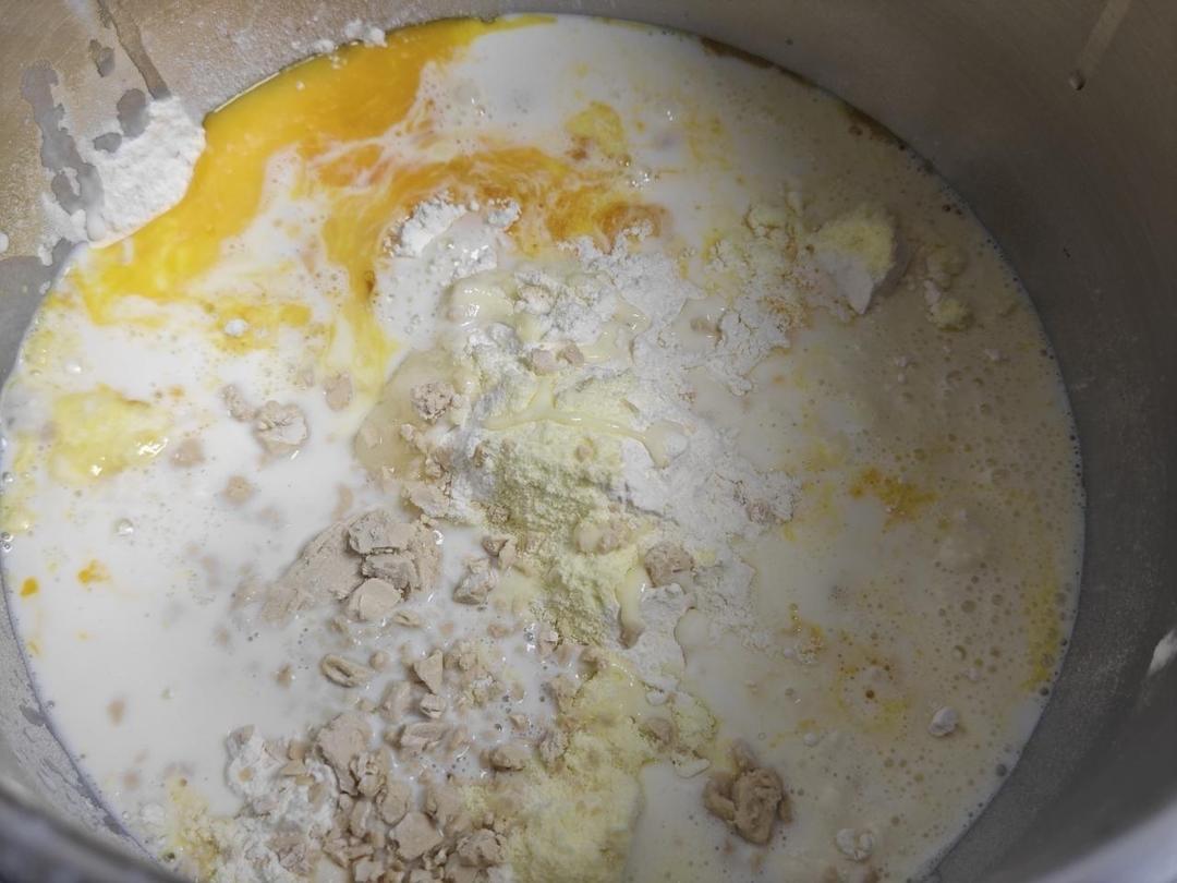 纯奶手撕吐司的做法 步骤1