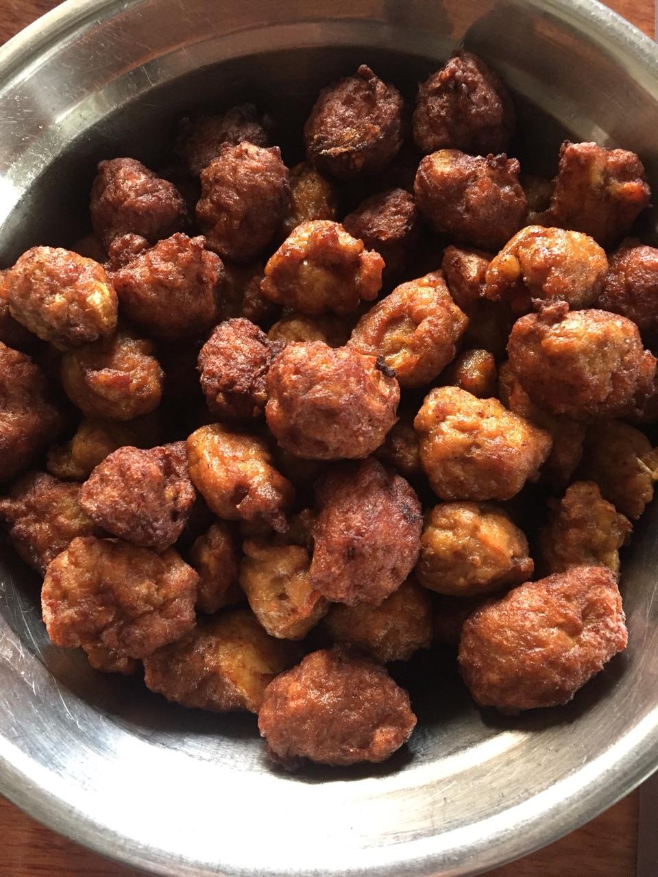 炸马蹄猪肉丸子