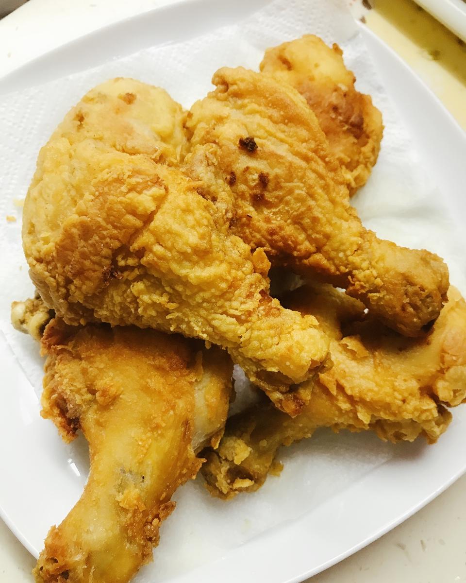 不用炸鸡粉也可以炸出酥脆炸鸡腿
