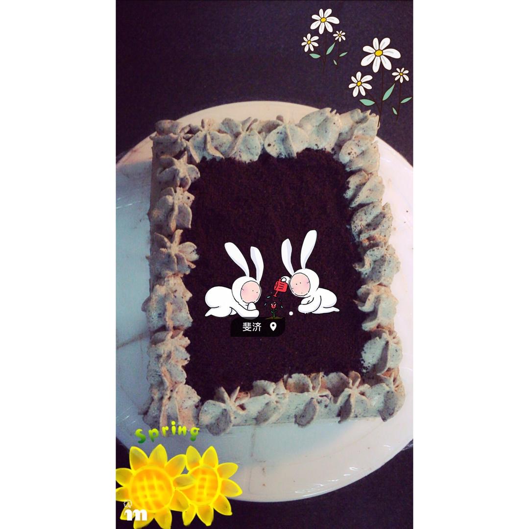 好吃到流泪的奥利奥咸奶油盒子蛋糕