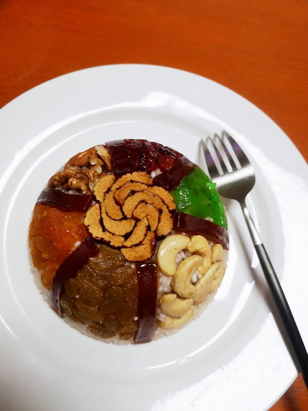 心若无澜1做的蜜汁八宝饭