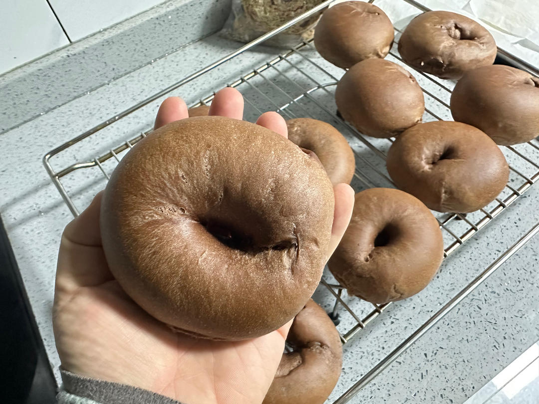 双重巧克力贝果🥯日本名店配方 好好吃