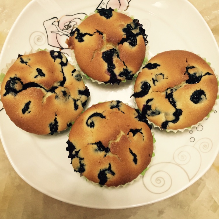 蓝莓玛芬蛋糕 Blueberry Muffin