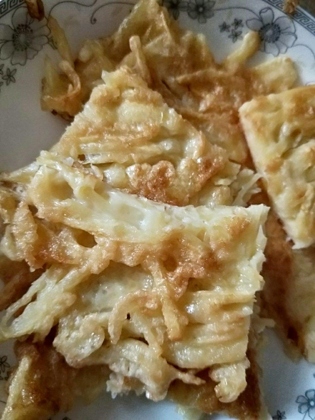 土豆丝鸡蛋饼