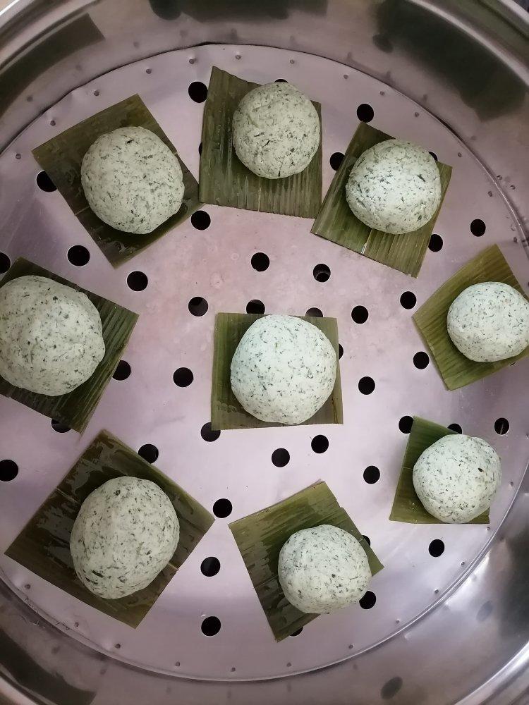 艾草青团、艾粑粑、艾糍、新鲜艾草制作