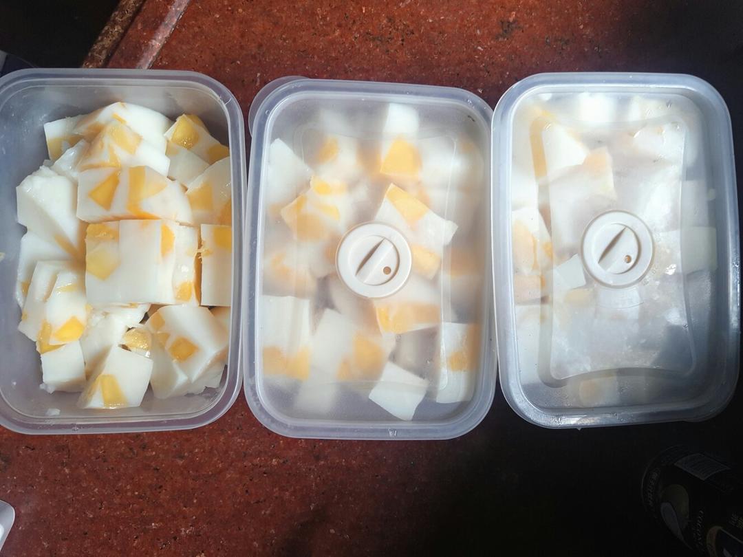 午后小甜点芒果椰汁糕教程