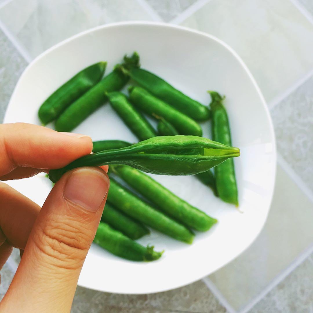 盐水煮豌豆荚