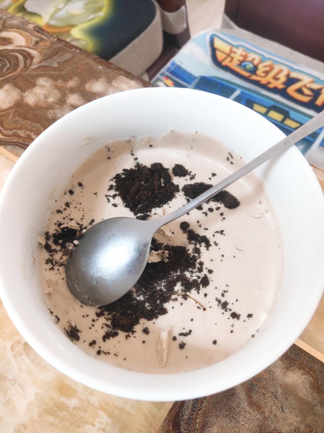 巧克力冰激凌(消耗淡奶油)无蛋版