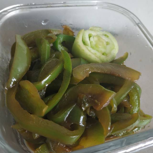 超级快手菜—糖醋柿子椒