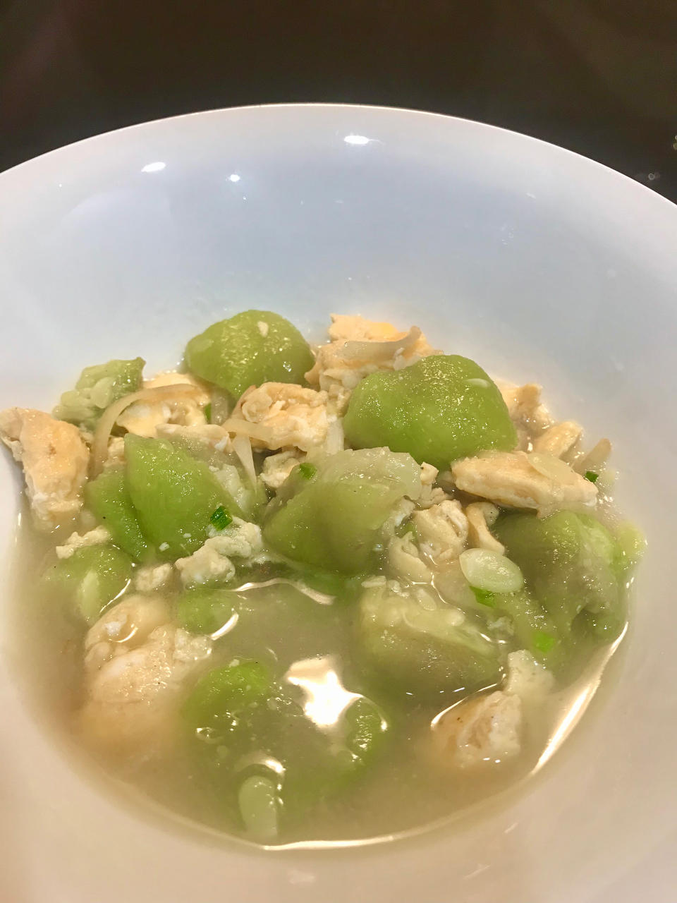 丝瓜炒蛋