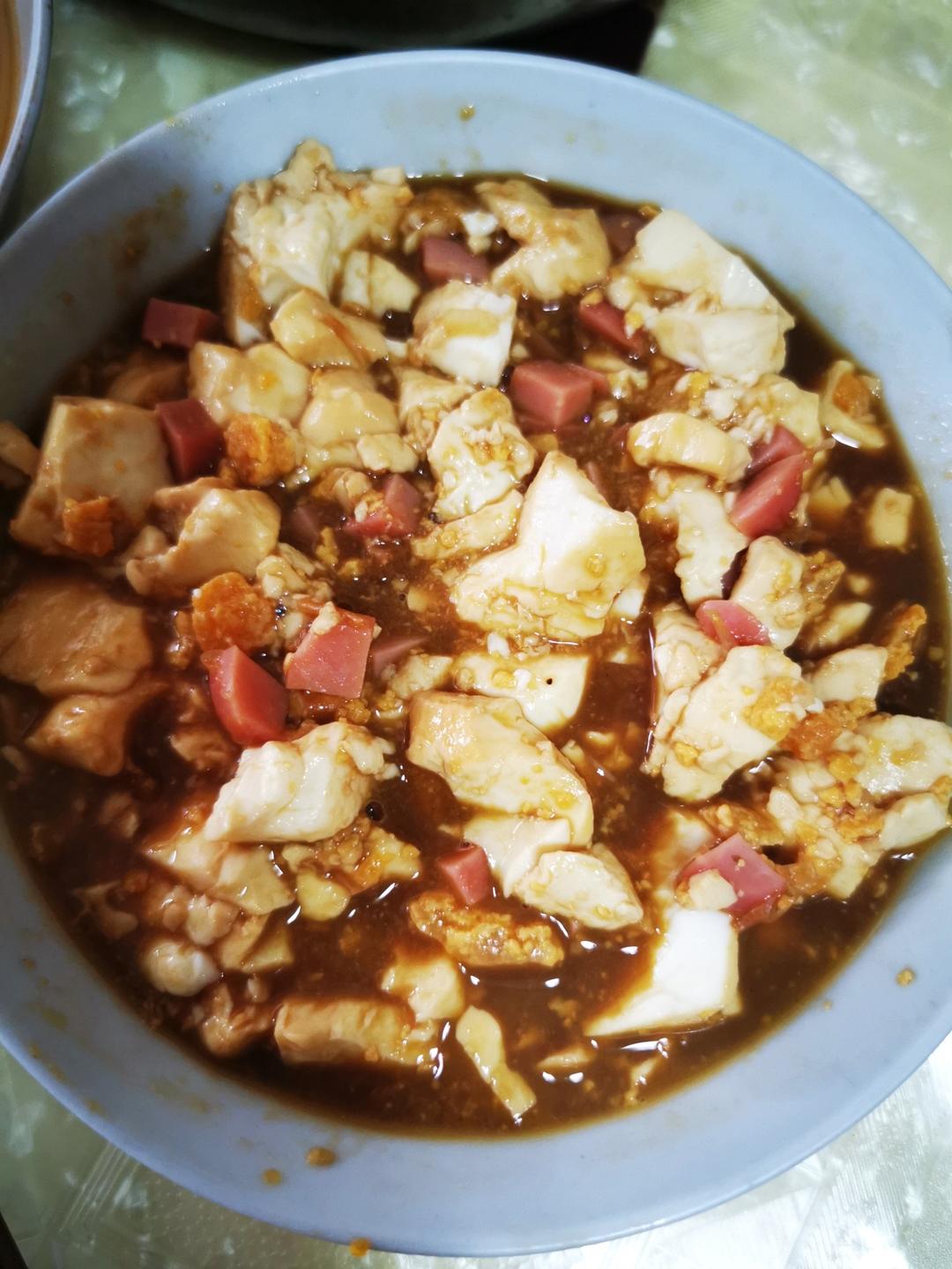咸蛋黄豆腐煲