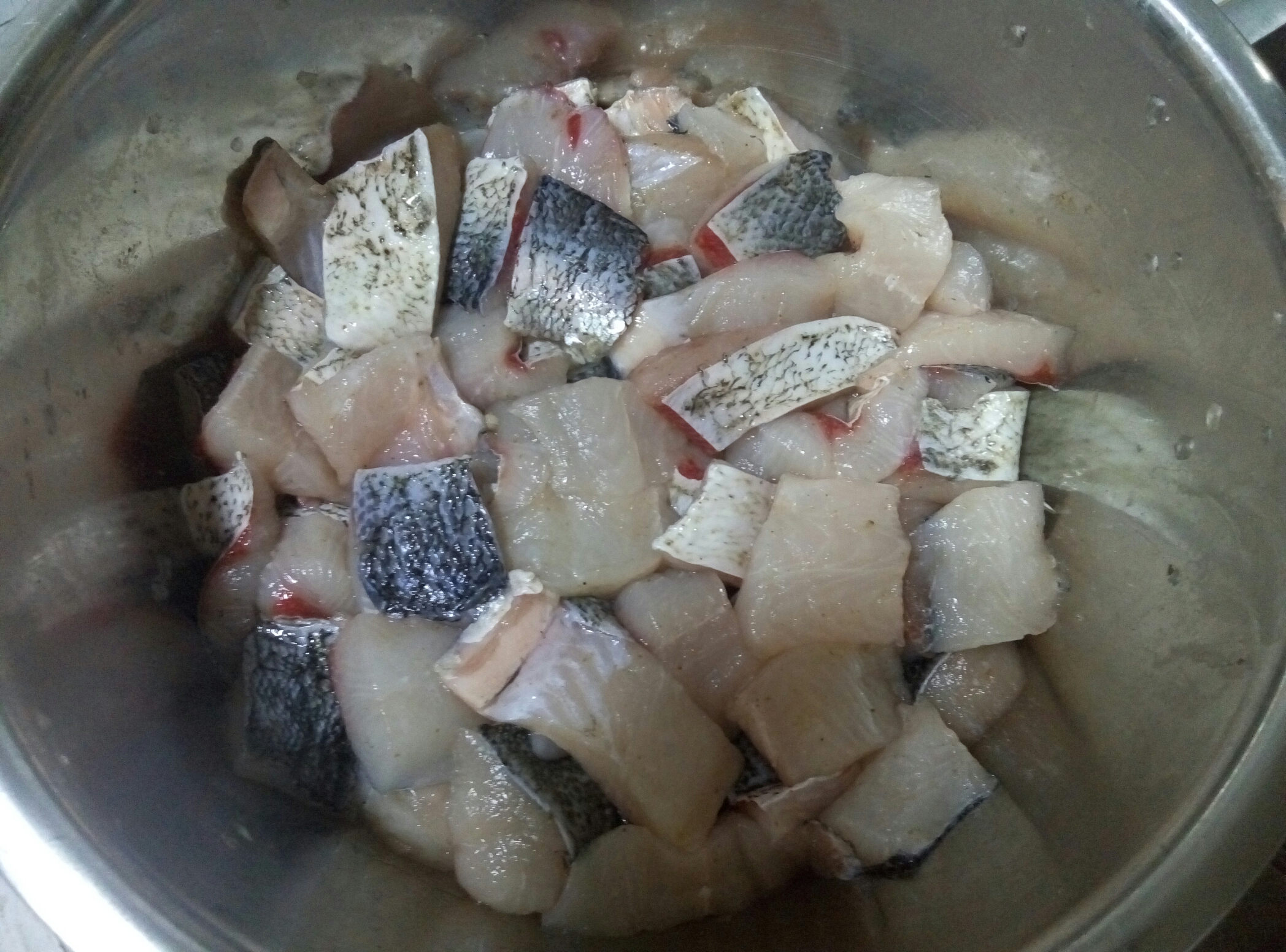 辣炒瓦块鱼的做法 步骤3