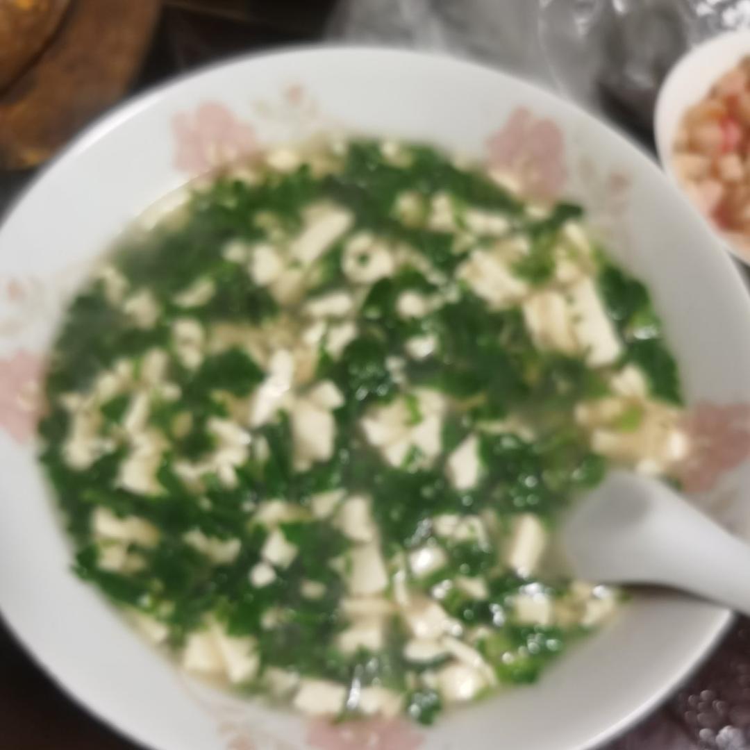 『淘最厨房』荠菜豆腐羹，翠！