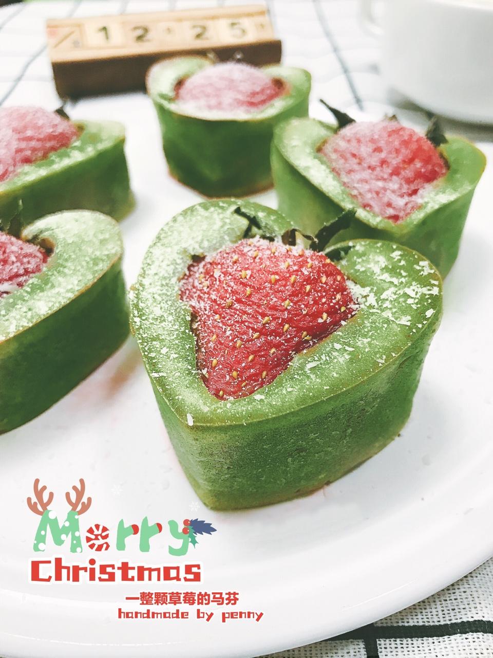 一整颗草莓の马芬